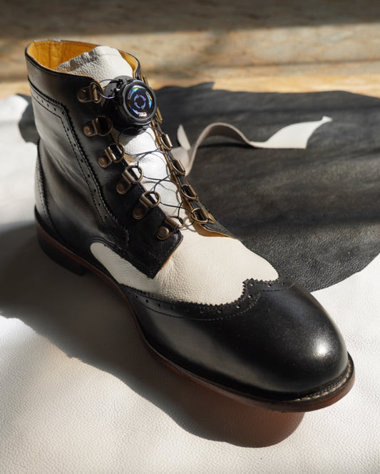 Tuxedo Speed Lace Dress Boot